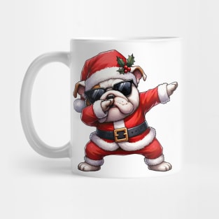 Christmas Bulldog Dabbing Dance Mug